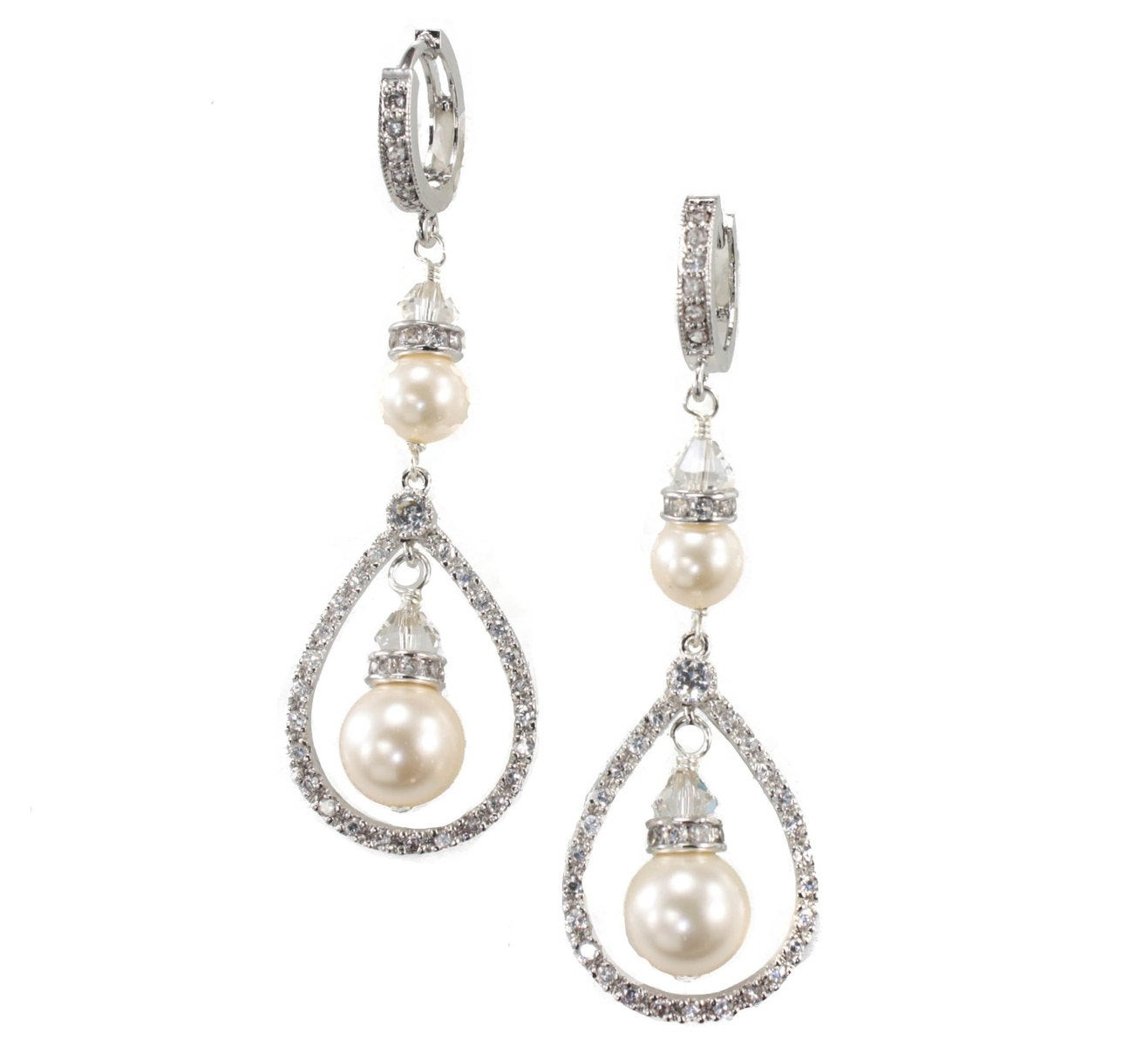 Bridal Pearl Earrings
 Wedding Earrings Teardrop Pearl Earrings Pearl Bridal