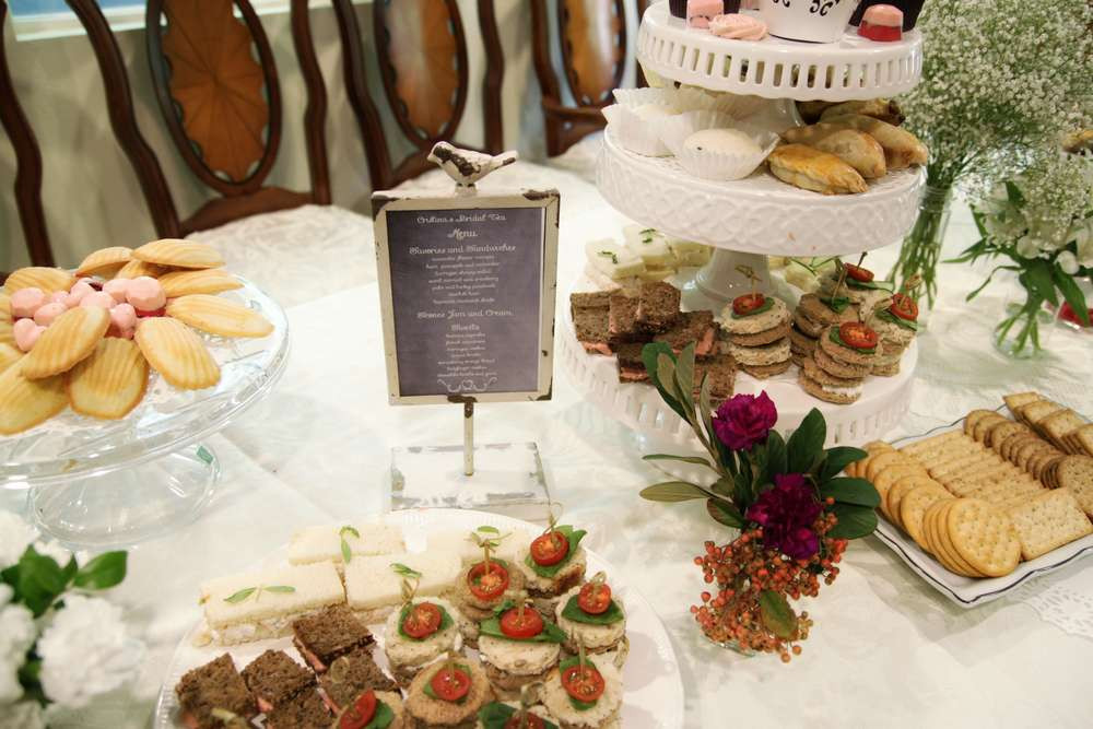 Bridal Shower Tea Party Food Ideas
 Hearts and Cookies Rustic Bridal Shower Bridal Shower