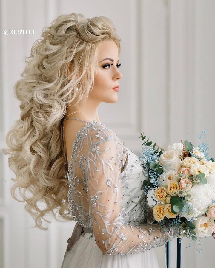 Bridesmaid Hairstyles For Long Hair Down
 18 beautiful wedding hairstyles down for brides and