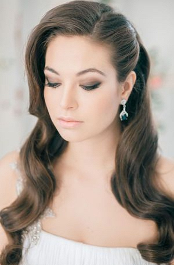 Bridesmaid Hairstyles For Long Hair Down
 30 Wedding Hairstyles for Long Hair Easyday