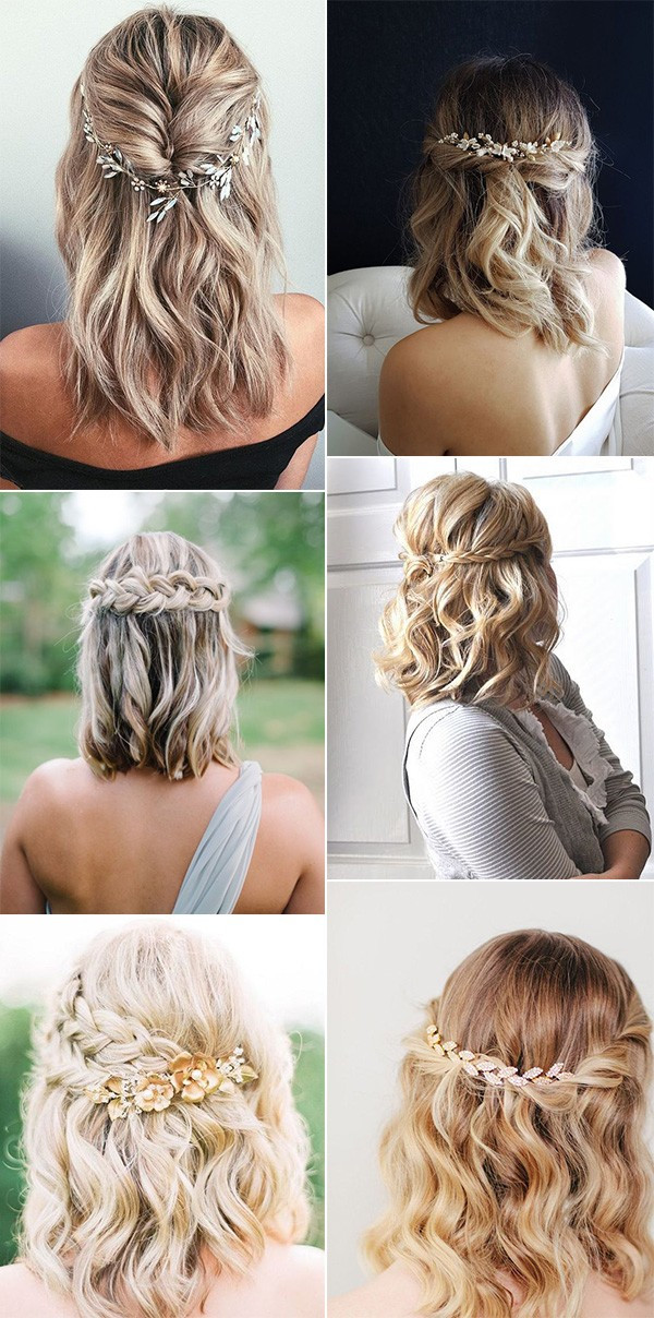 Bridesmaid Hairstyles For Medium Hair Down
 20 Medium Length Wedding Hairstyles for 2021 Brides