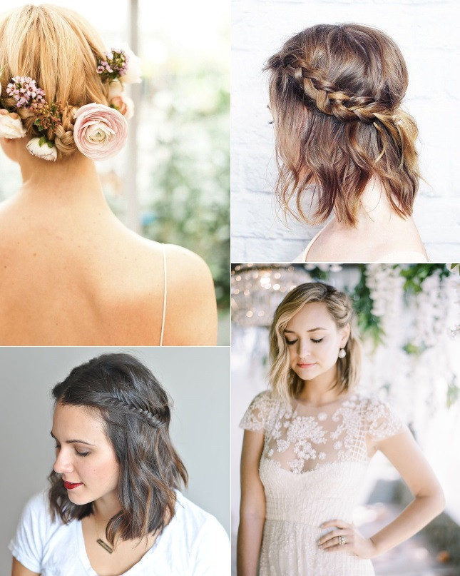 Bridesmaid Hairstyles For Short Hair
 9 Short Wedding Hairstyles For Brides With Short Hair