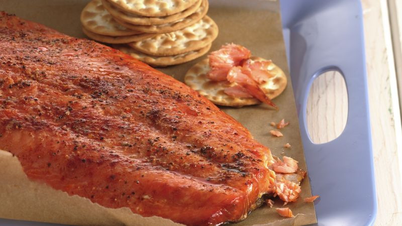 Brined Salmon Served On Bagels
 Smoked Brined Salmon Recipe Pillsbury