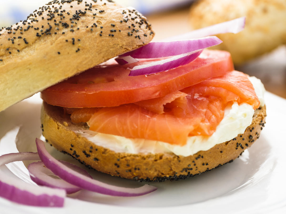 Brined Salmon Served On Bagels
 What Is Lox—and How Is It Different From Smoked Salmon