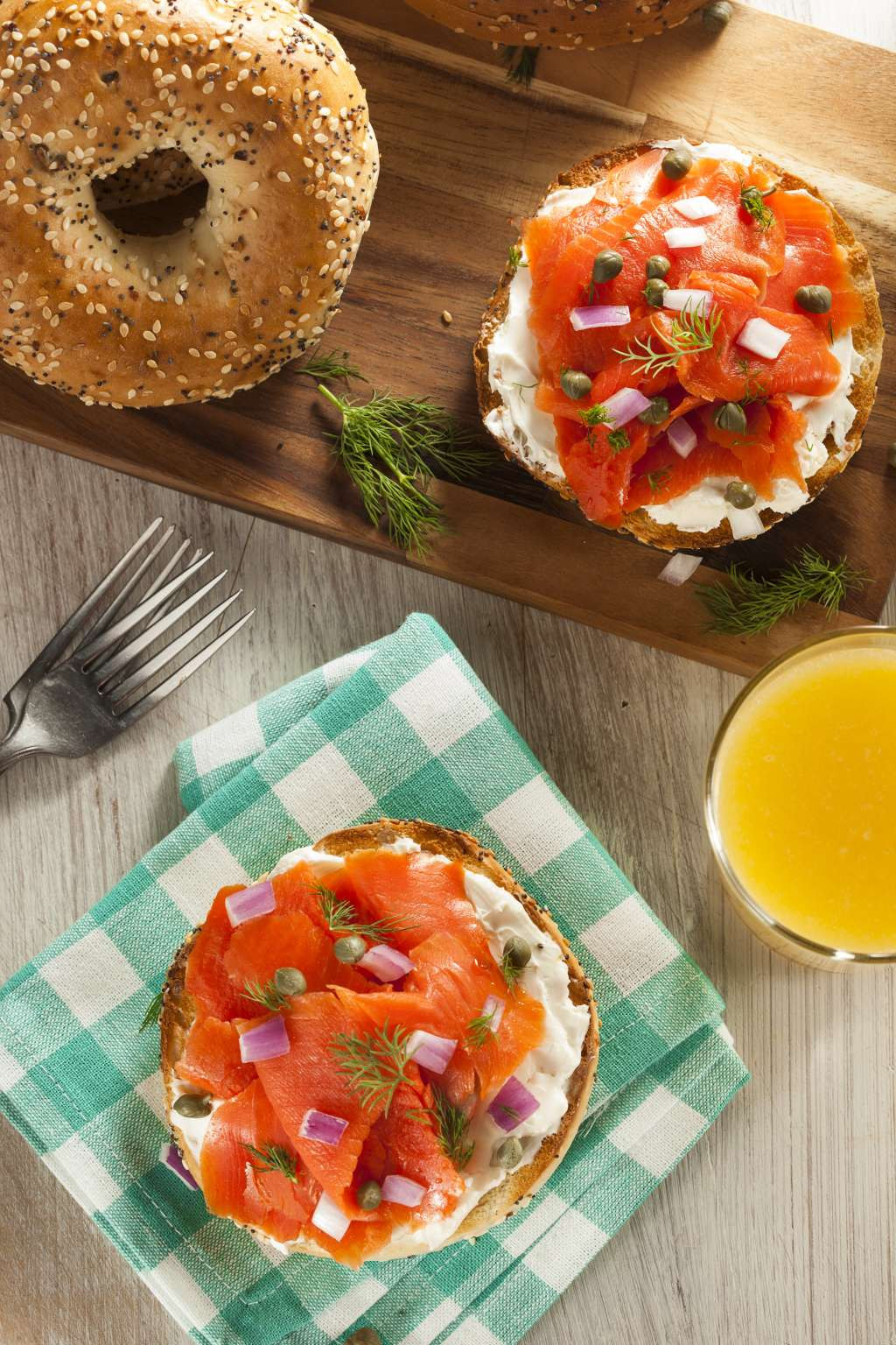 Brined Salmon Served On Bagels
 What s the Difference Between Smoked Salmon and Lox