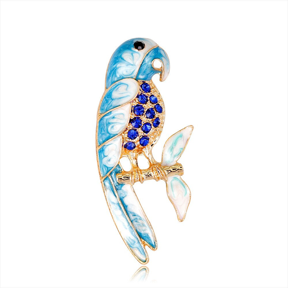 Brooches Bird
 Aliexpress Buy Colorful Rhinestone Parrot Brooch