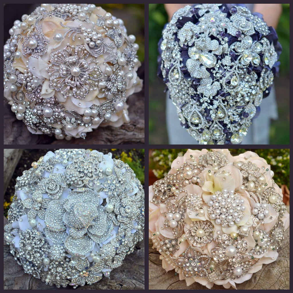 Brooches Bouquet
 This And That In My Treasure Box Gorgeous Bridal Brooch