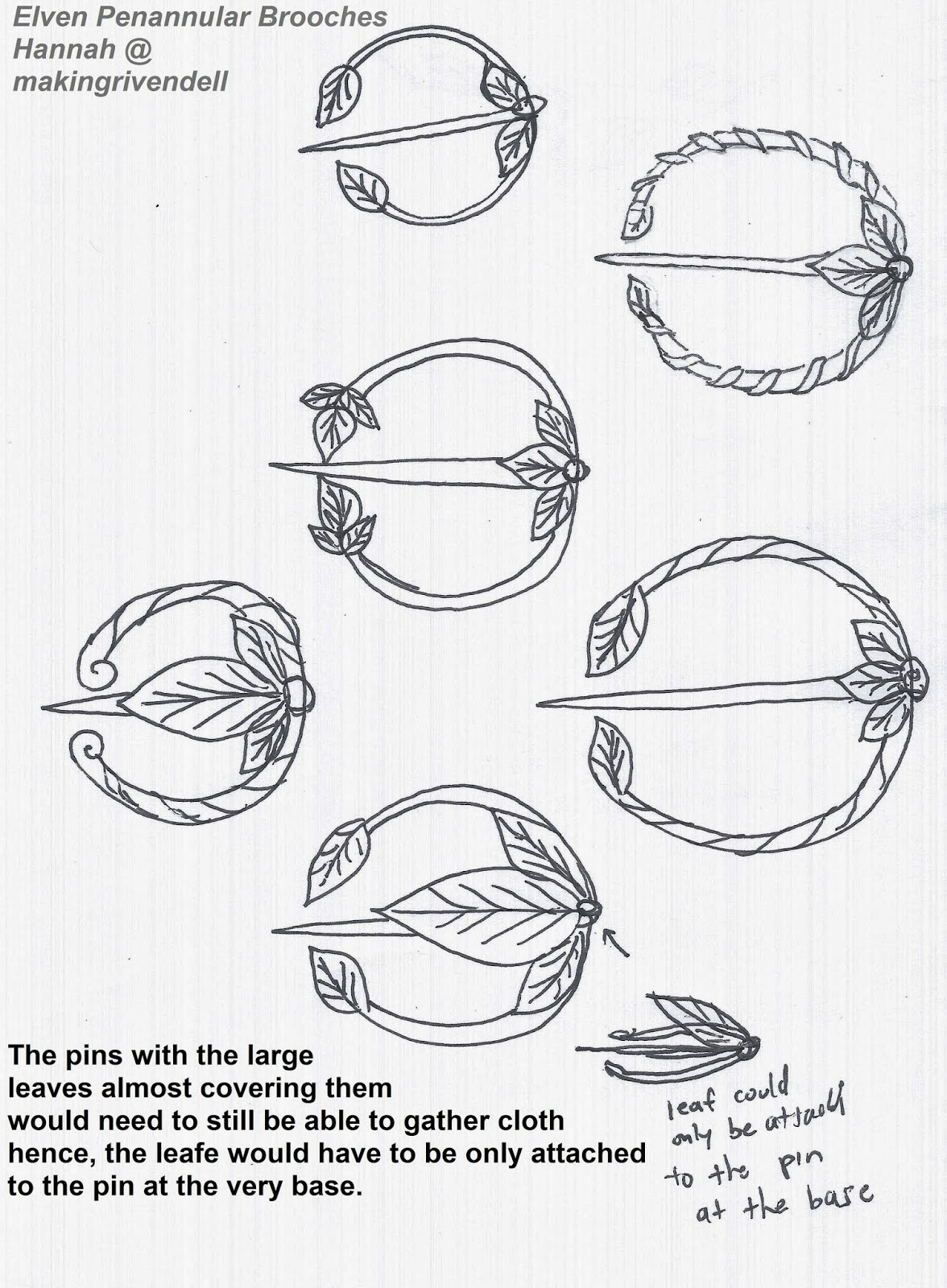 elven penannular brooches designs Brooches Drawing
Making Rivendell in the Desert Elven Penannular Brooches
