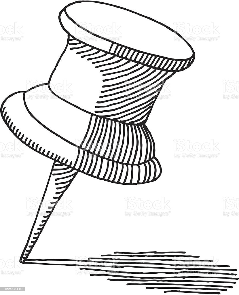 push pin drawing gm Brooches Drawing
Push Pin Drawing Stock Illustration Download Image Now