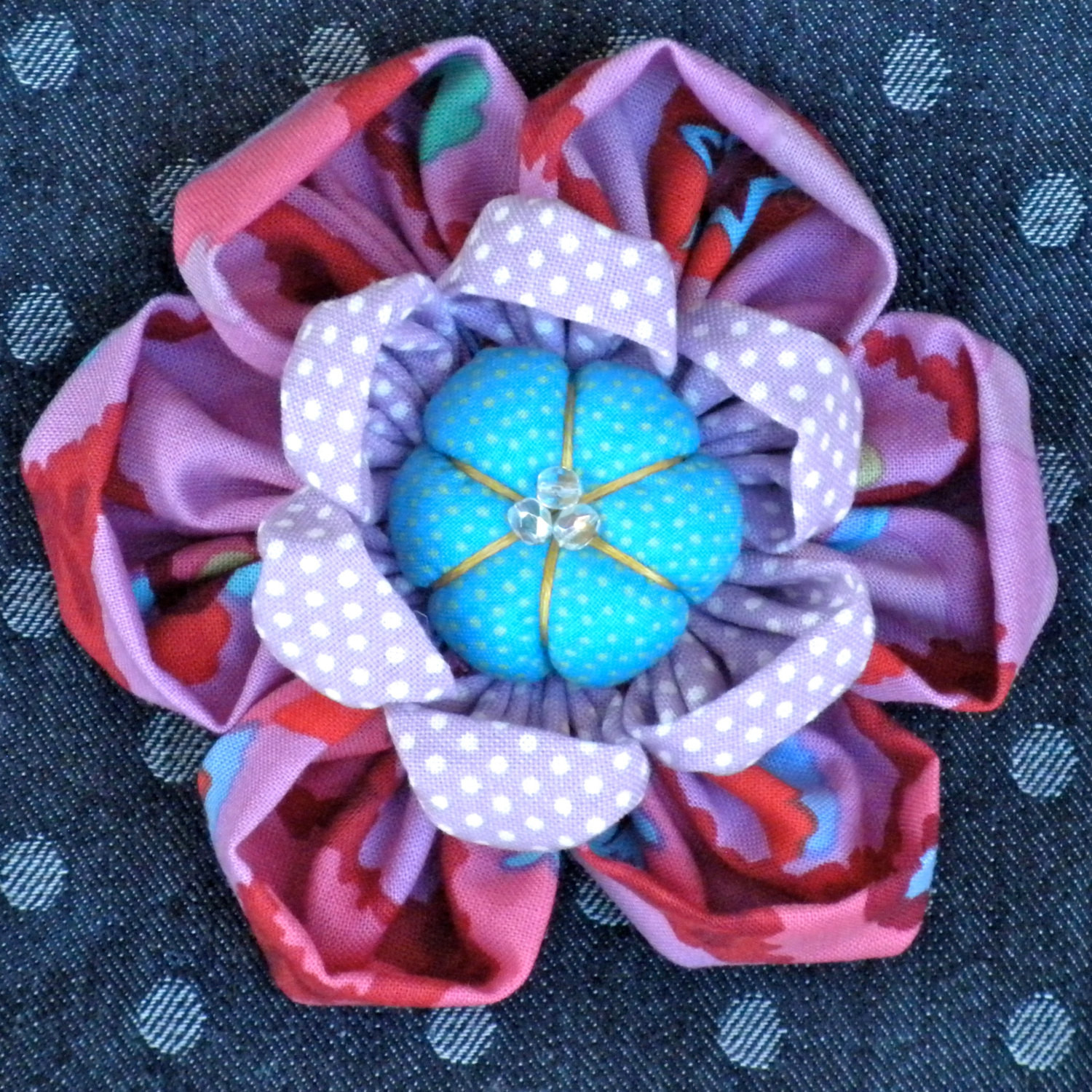 Brooches Pattern
 Fabric Flower Pin Brooch Pattern PDF Pattern Tutorial Kanzashi