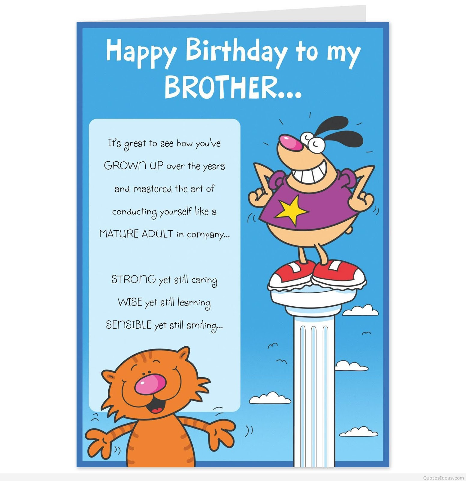 Brother Birthday Cards
 HAPPY BIRTHDAY BROTHER QUOTES quotes for brother Good