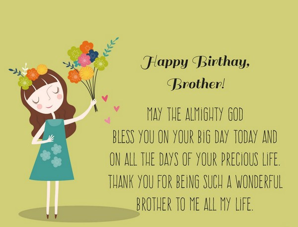 Brother Birthday Quotes From Sister
 200 Best Birthday Wishes For Brother 2020 My Happy