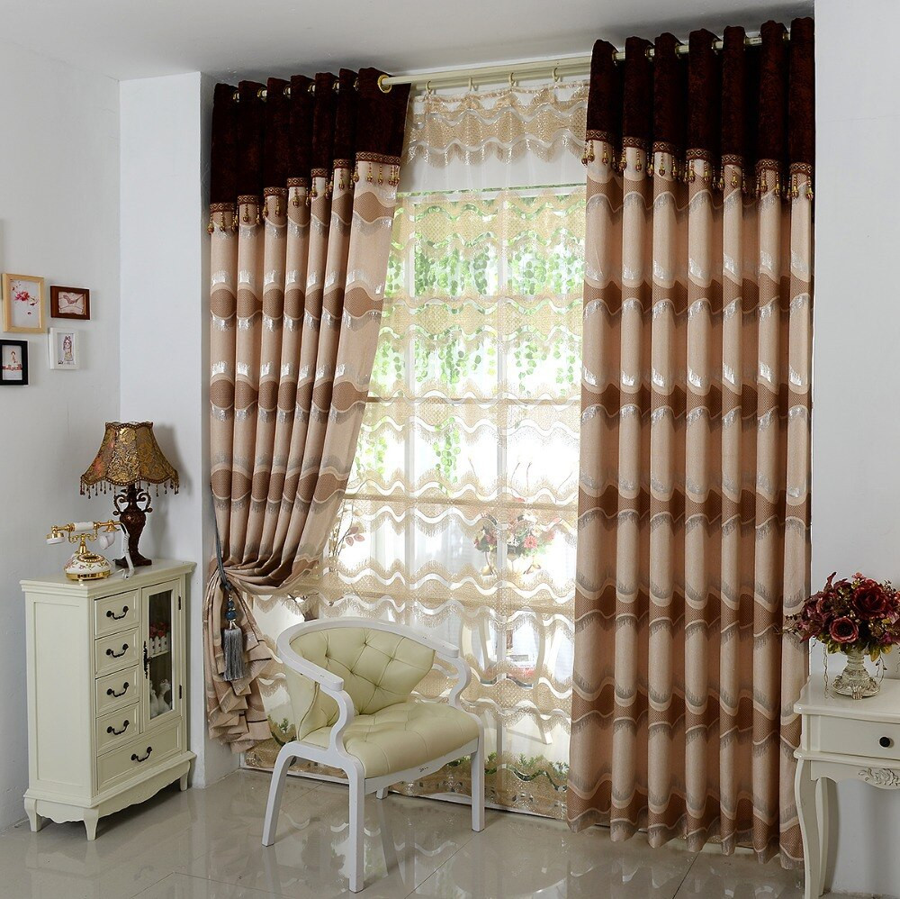 Brown Curtains For Living Room
 Aliexpress Buy European high grade thick brown