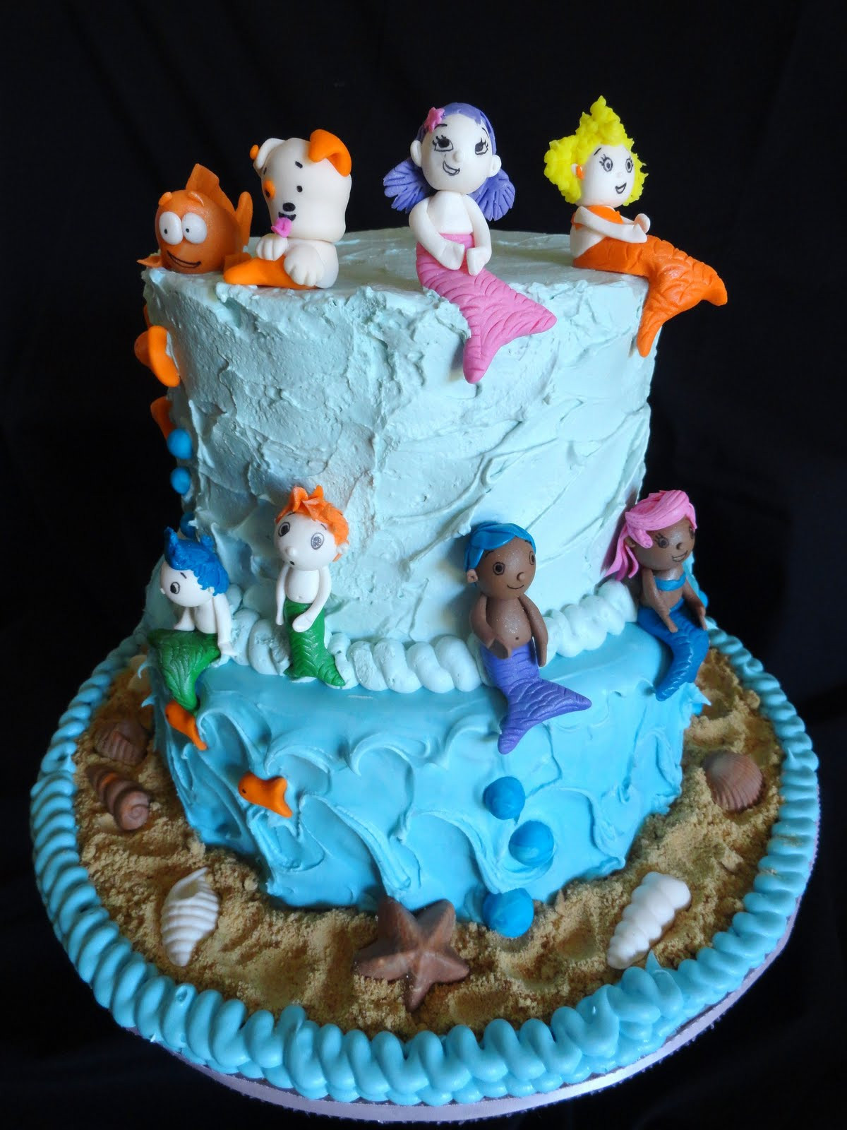 Bubble Guppies Birthday Cake
 Pink Little Cake Bubble Guppies Cake