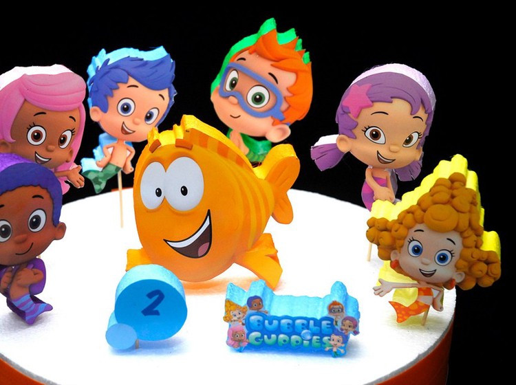 Bubble Guppies Birthday Cake Toppers
 BUBBLE GUPPIES BIRTHDAY CAKE TOPPER