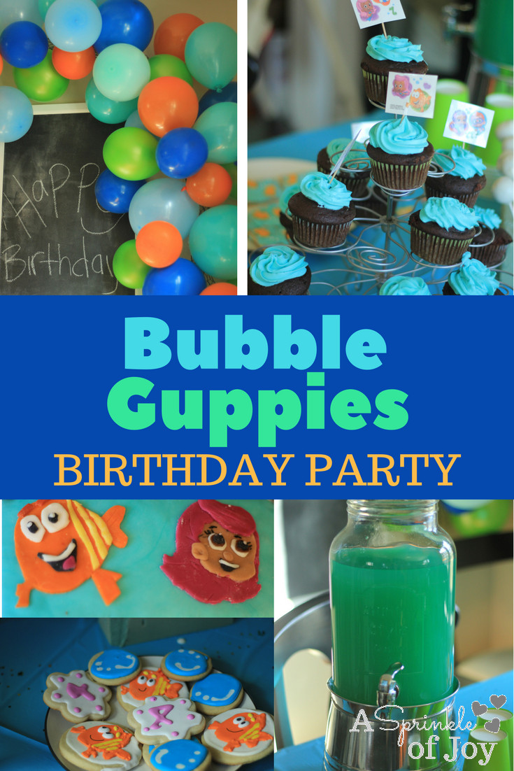 Bubble Guppies Birthday Party Ideas
 Bubble Guppies Birthday Party A Sprinkle of Joy
