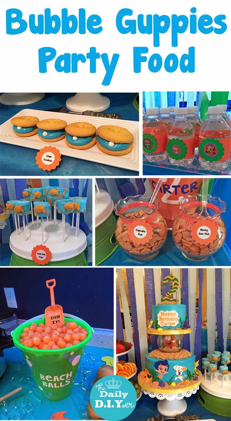 Bubble Guppies Birthday Party Ideas
 The Daily DIYer Bubble Guppies Party Food