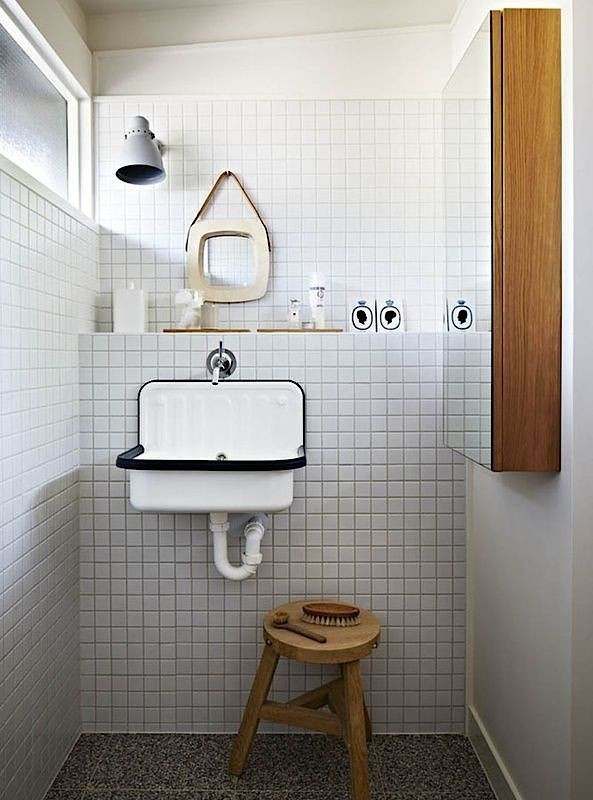 Bucket Sink Bathroom
 Design Sleuth The Alape Bucket Sink from Germany Remodelista