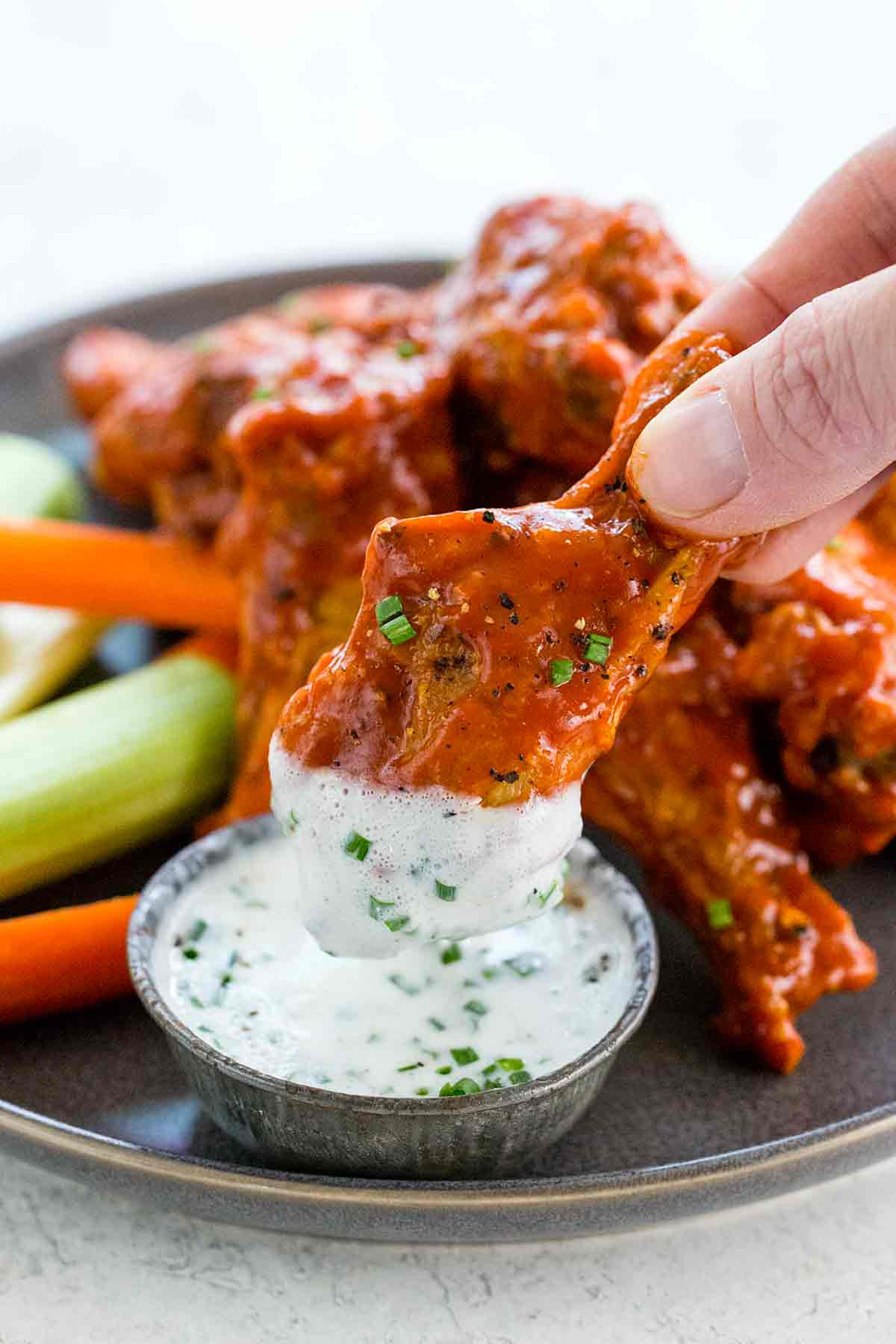 Buffalo Wing Recipes Baked
 Crispy Baked Buffalo Wings Recipe Jessica Gavin