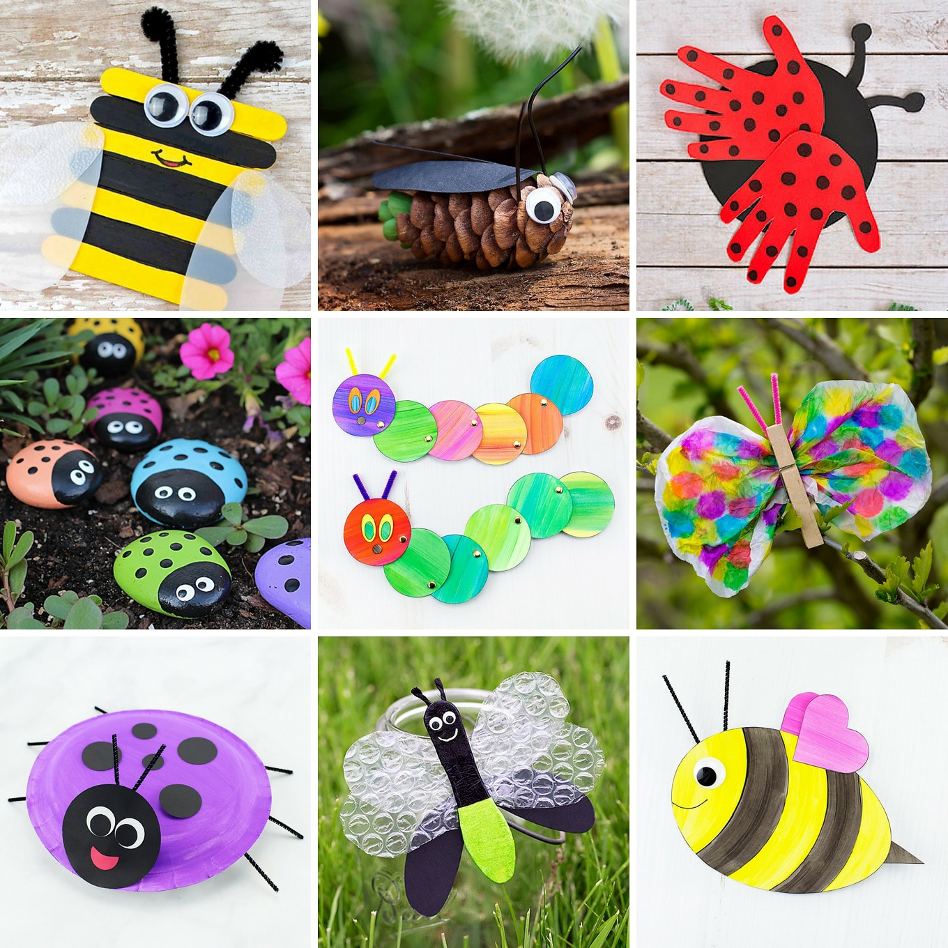 Bug Crafts For Kids
 The Most Easy and Fun Insect Crafts for Kids