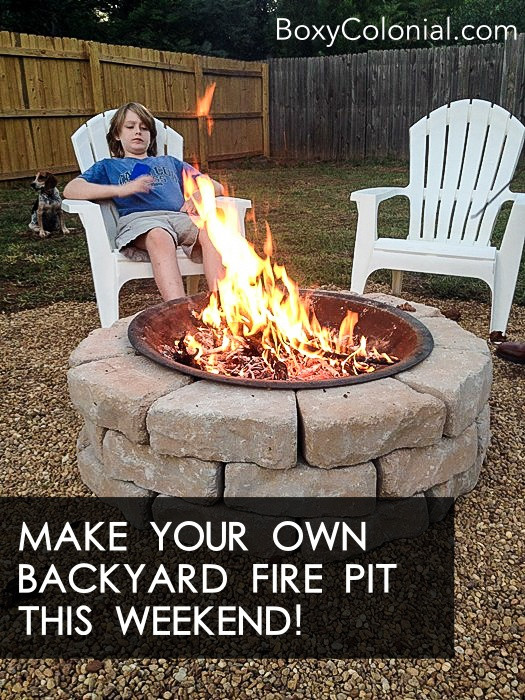 Build Your Own Outdoor Firepit
 Make your Own DIY Backyard Fire Pit Cheap Weekend Project