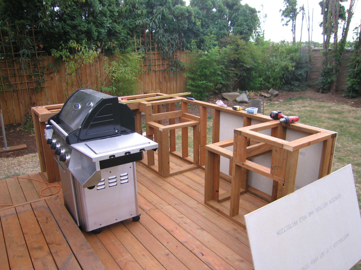 Build Your Own Outdoor Kitchen
 Building outdoor kitchen bbq having fun and saving