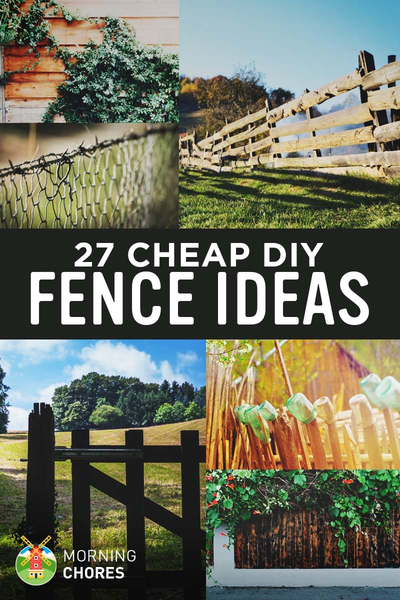 Building A Backyard Fence
 27 DIY Cheap Fence Ideas for Your Garden Privacy or