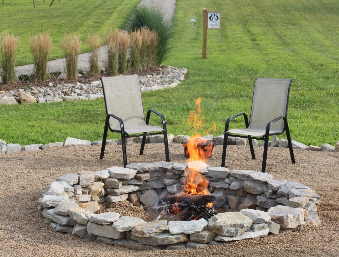 Building A Backyard Firepit
 The pleted Stone Fire Pit Project How We Built It for