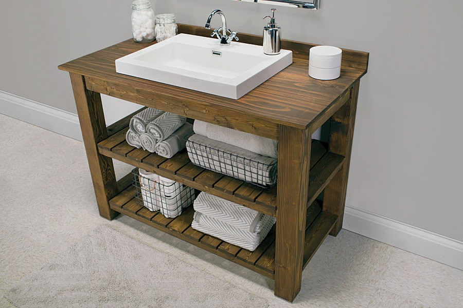 Building Bathroom Vanities
 Rustic Bathroom Vanity buildsomething