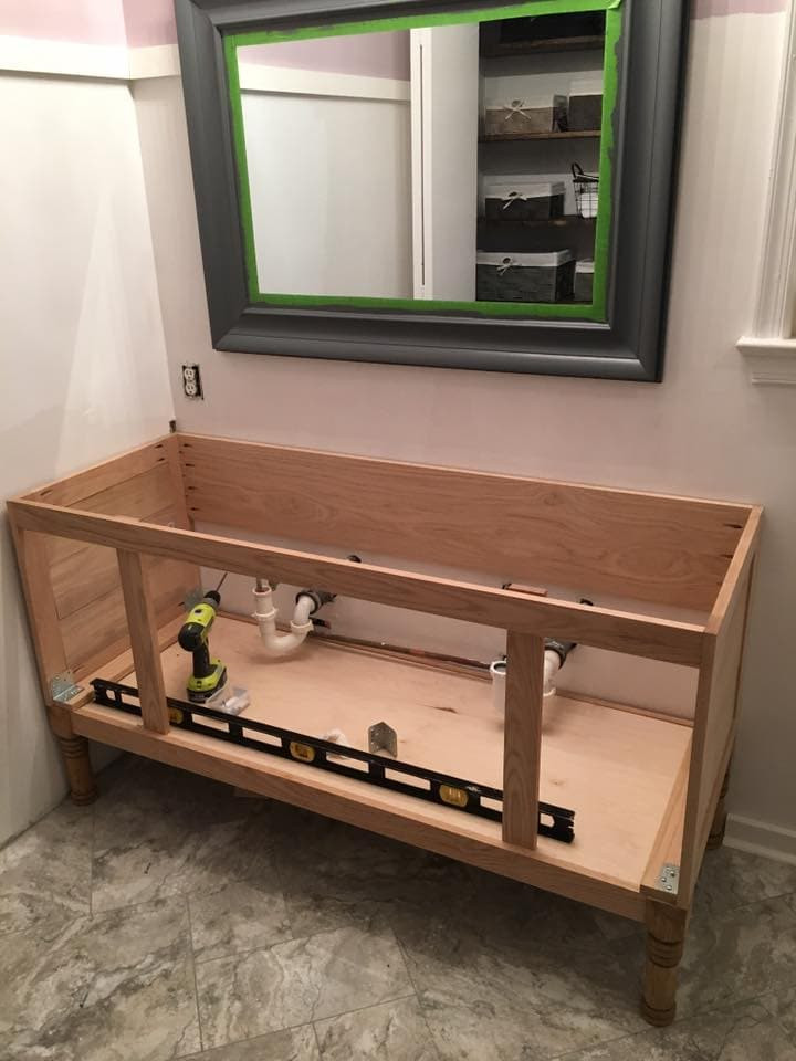 Building Bathroom Vanities
 How to Build a 60" DIY Bathroom Vanity From Scratch