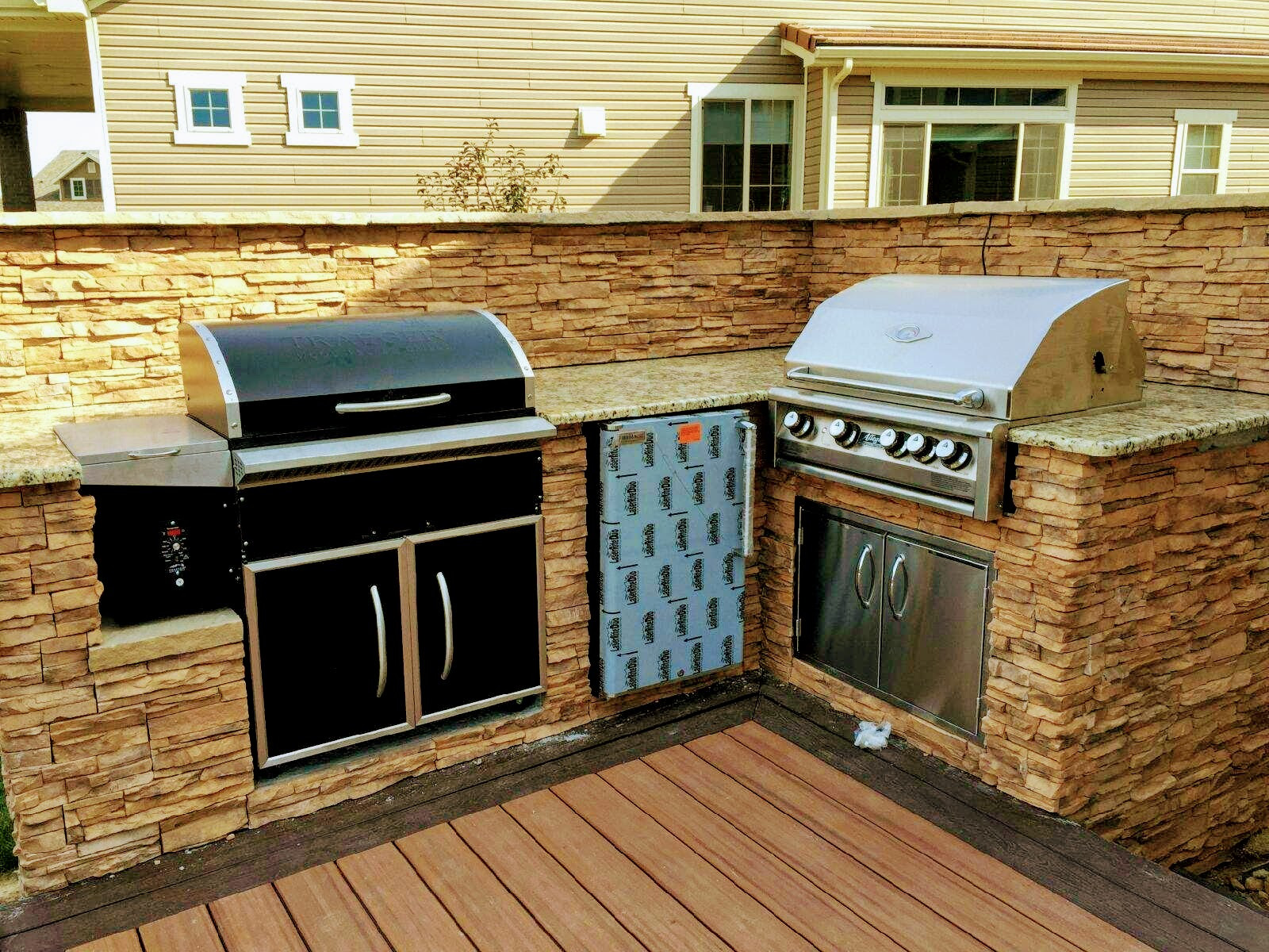 Built In Smoker Outdoor Kitchen
 Denver Firepit & Outdoor Kitchen Gallery