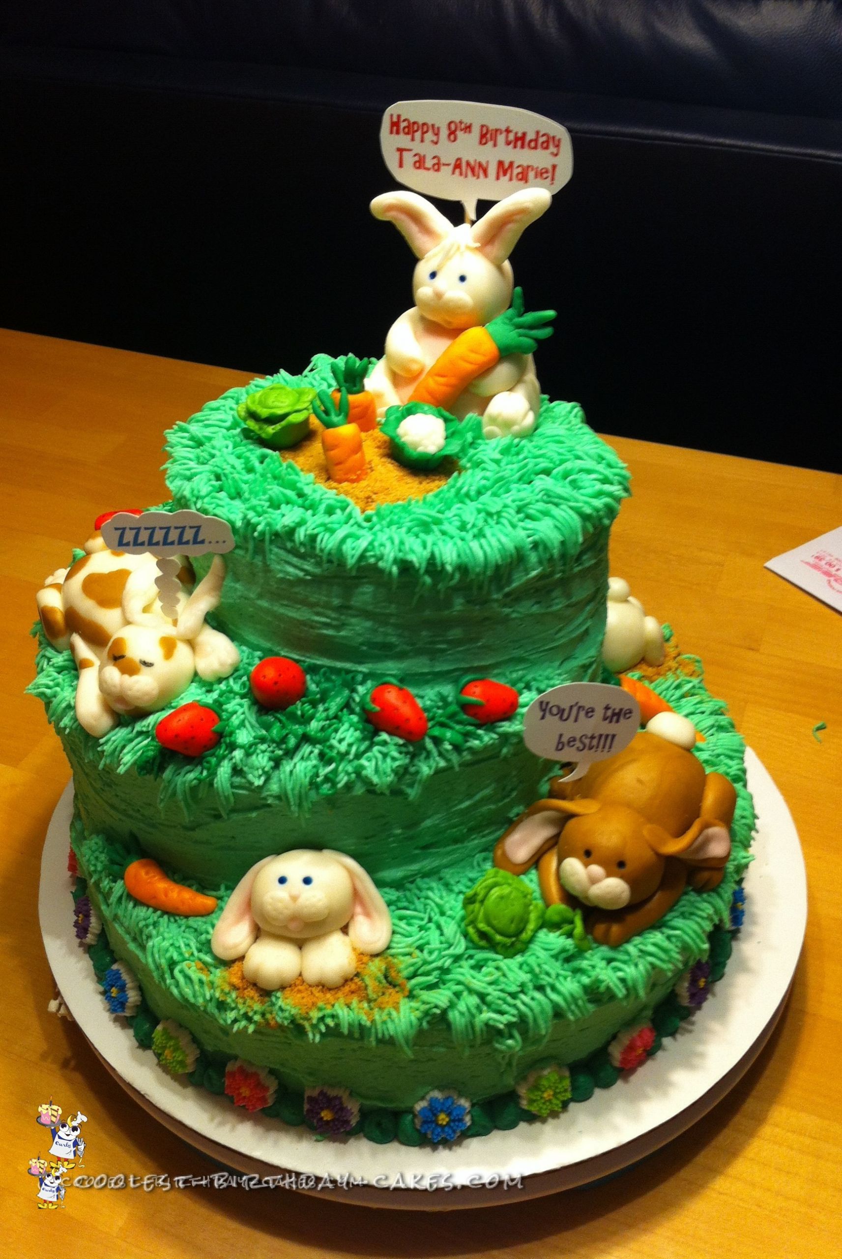 Bunny Birthday Cake
 Coolest Bunny Birthday Cake