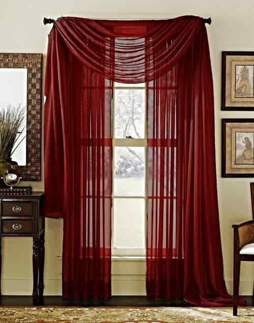 Burgundy Curtains For Living Room
 15 Impressive Burgundy Curtains For Living Room To Buy