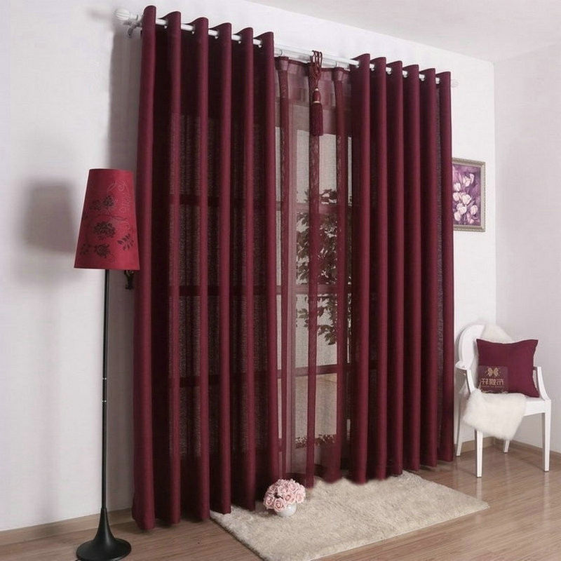 Burgundy Curtains For Living Room
 Burgundy Curtains for Living Room
