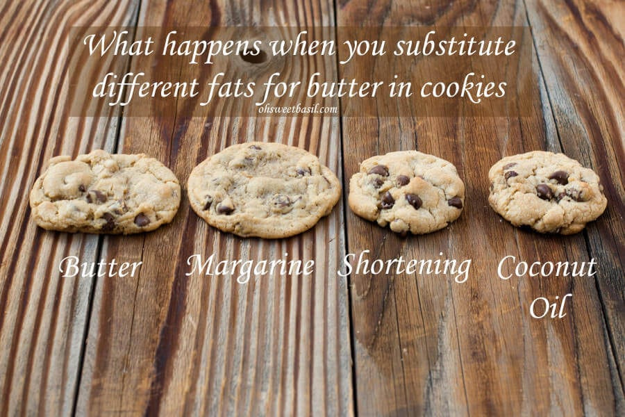 Butter Substitute In Cookies
 Substituting in Chocolate Chip Cookies Oh Sweet Basil