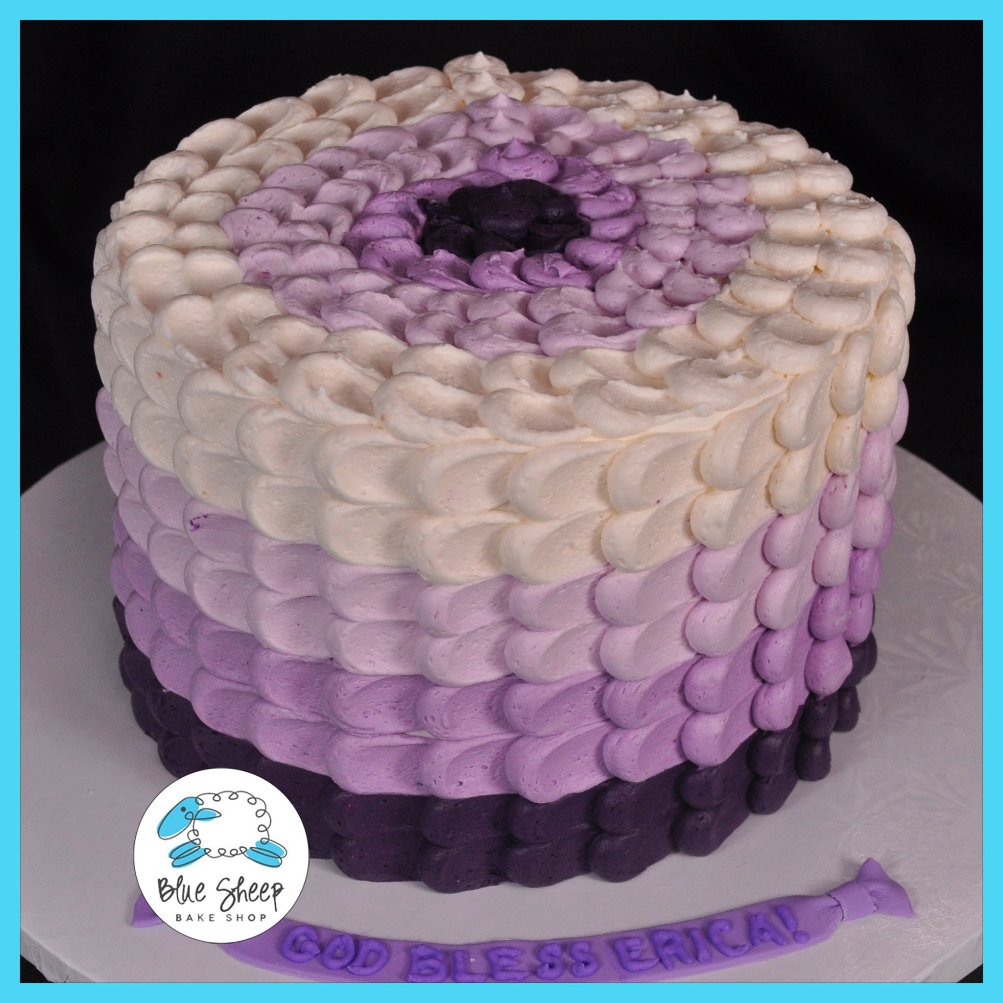 Buttercream Birthday Cakes
 Ombre Buttercream Petal Cake