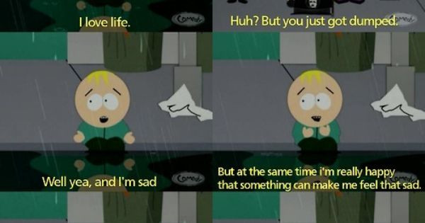 Butters Sad Quote
 25 Times "South Park" Made You Reevaluate Your Life