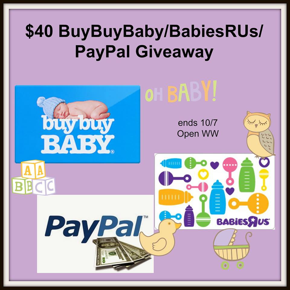 Buy Buy Baby Gift Cards
 $40 Babies R US Gift Card Giveaway Powered By Mom