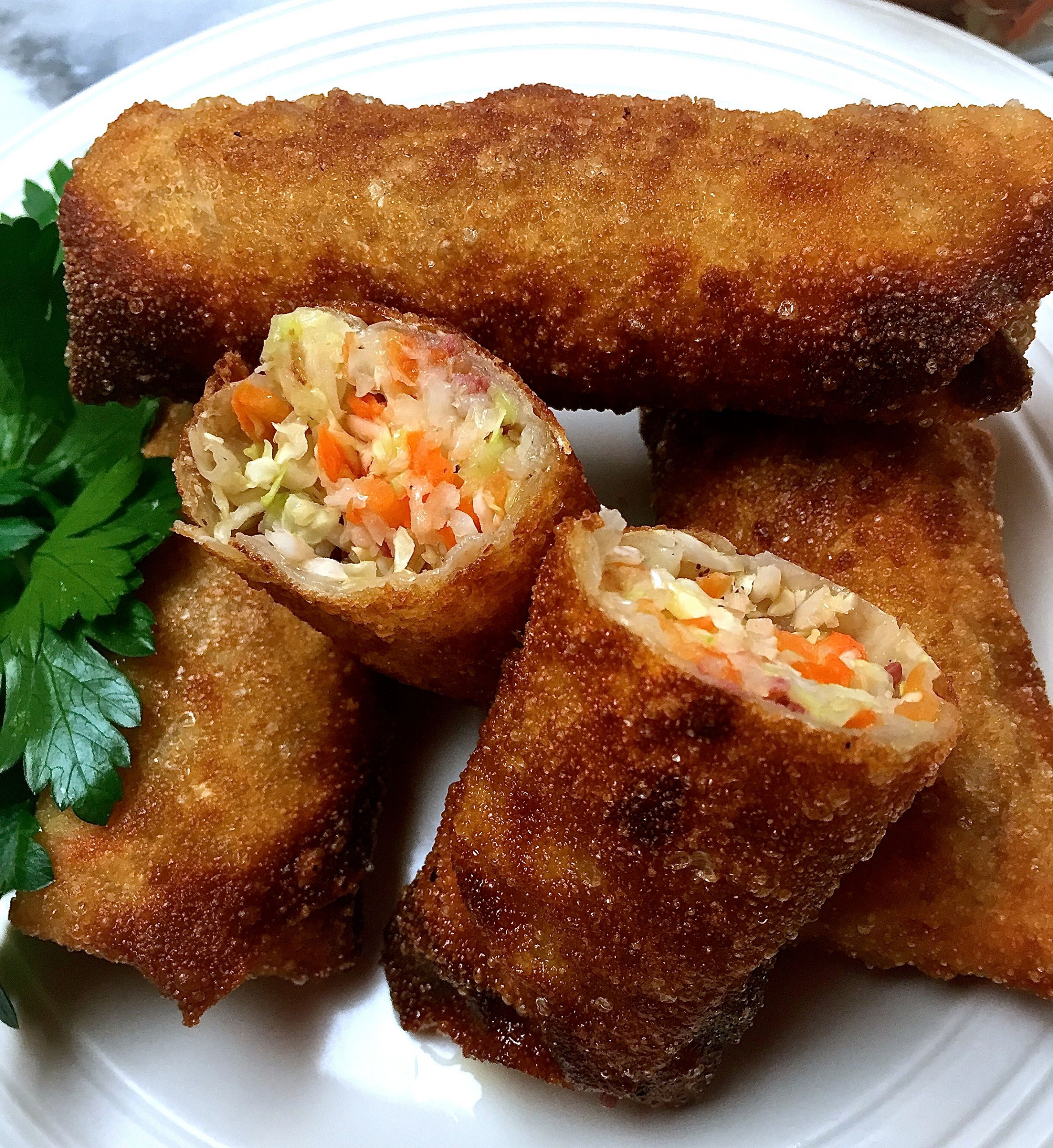 Cabbage Egg Rolls
 Corned Beef and Cabbage Egg Rolls