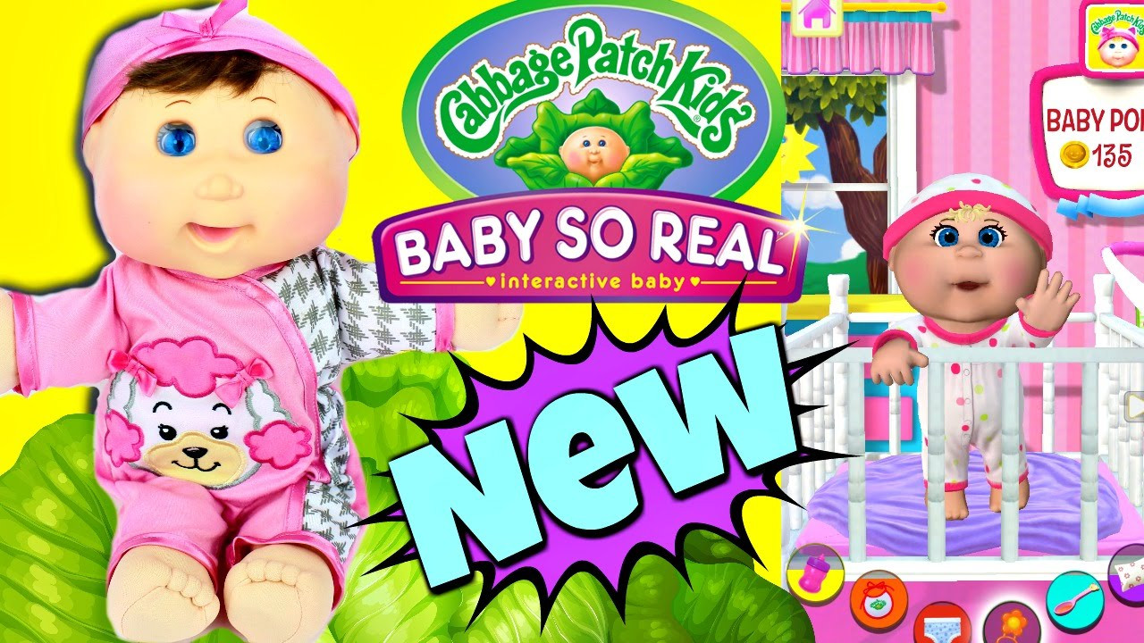 Cabbage Patch Baby So Real
 CABBAGE PATCH KIDS BABY SO REAL NEW 2016 Interactive Doll