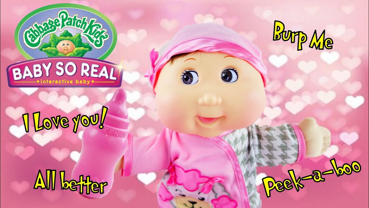 Cabbage Patch Baby So Real
 Cabbage Patch Kids Baby So Real Interactive Baby Doll