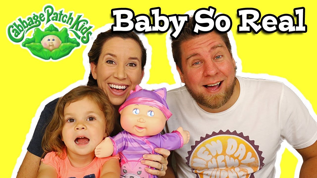 Cabbage Patch Baby So Real
 Cabbage Patch Kids Baby So Real Interactive Baby Review