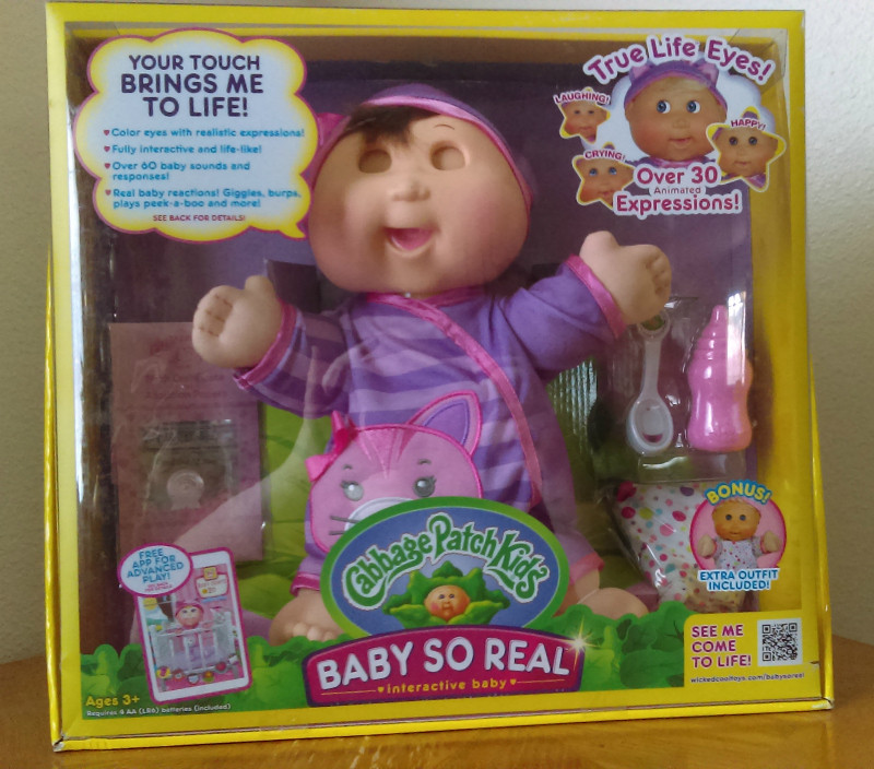 Cabbage Patch Baby So Real
 Cabbage Patch Kids Baby So Real Interactive Doll A