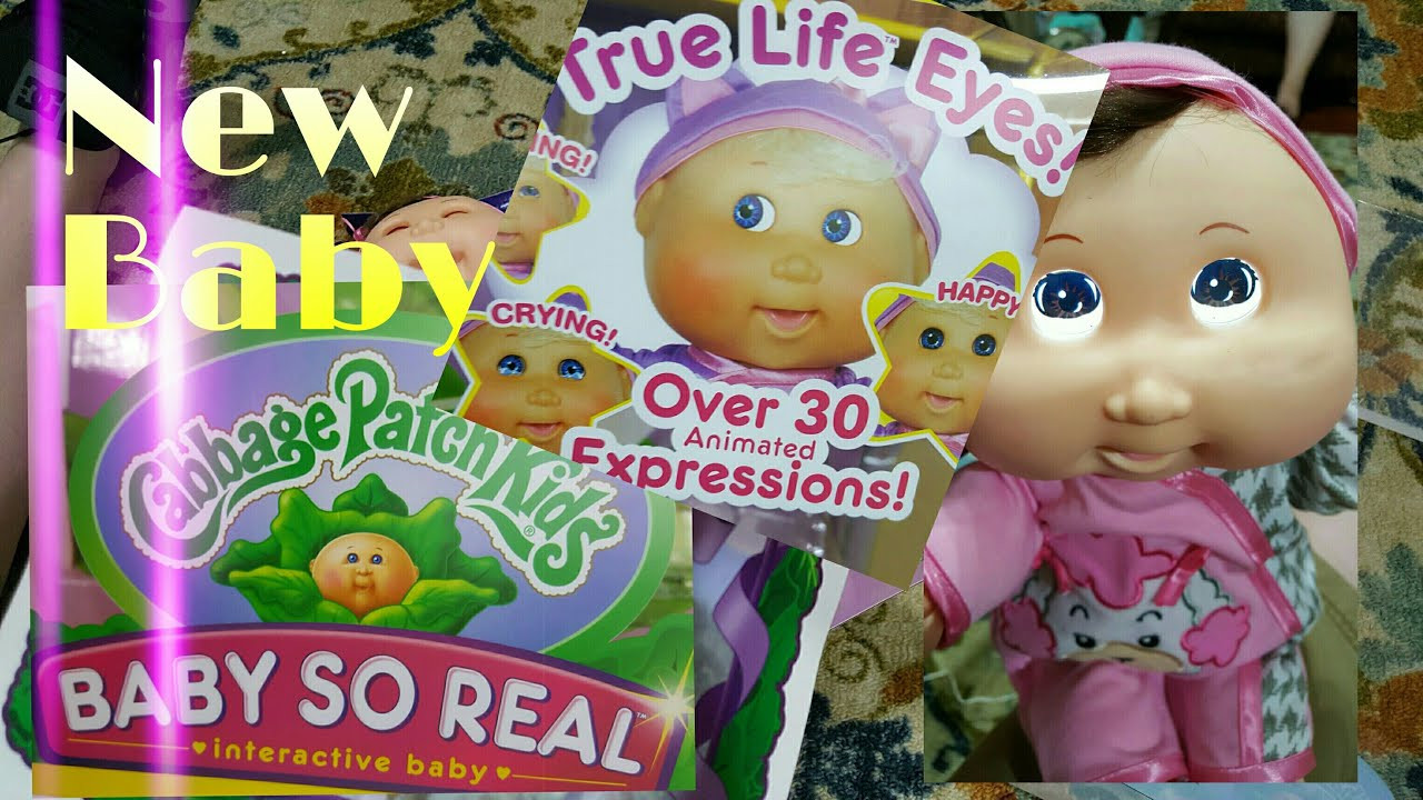 Cabbage Patch Baby So Real
 UNBOXING BABY SO REAL INTERACTIVE DOLL BY CABBAGE PATCH