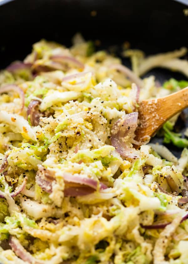 Cabbage Side Dish
 Parmesan Garlic Cabbage ⋆ Real Housemoms