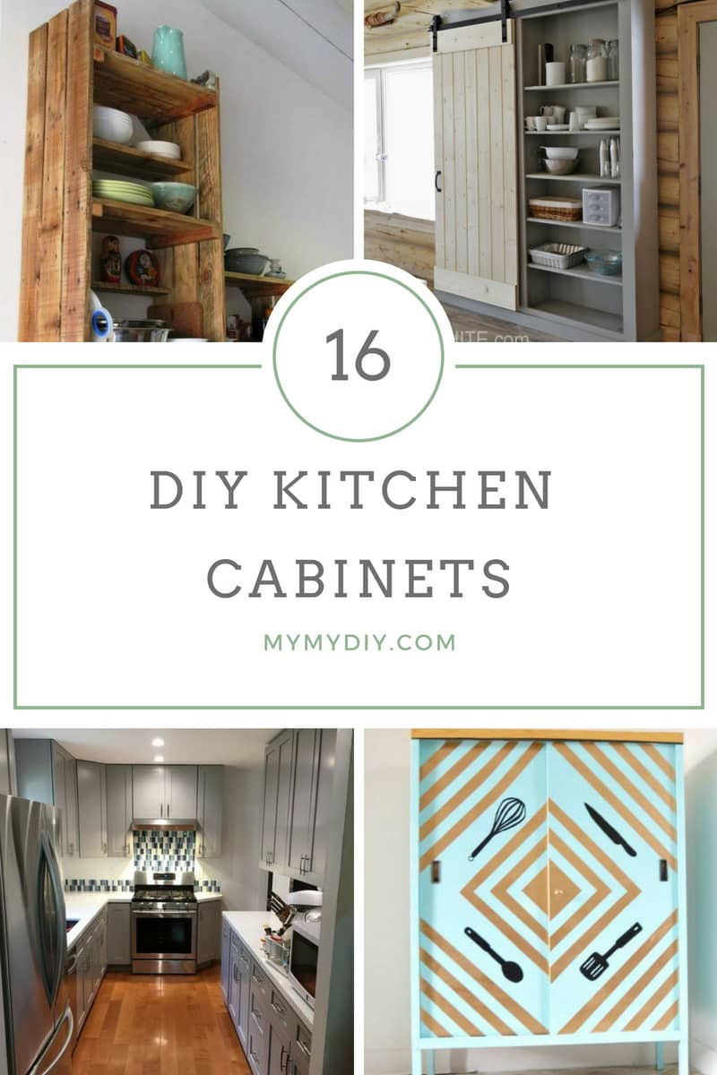 Cabinet Plans DIY
 16 DIY Kitchen Cabinet Plans [Free Blueprints] MyMyDIY