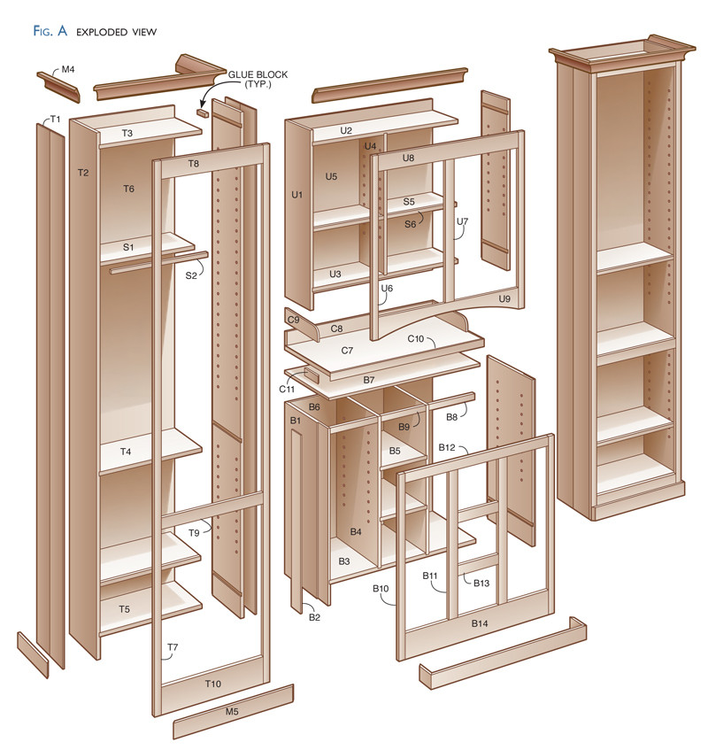 Cabinet Plans DIY
 Sycamore Pantry Popular Woodworking Magazine