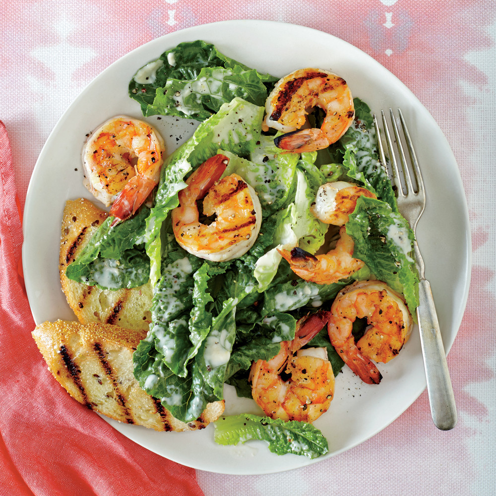 Caesar Salad With Shrimp
 Grilled Shrimp Caesar Salad Recipe