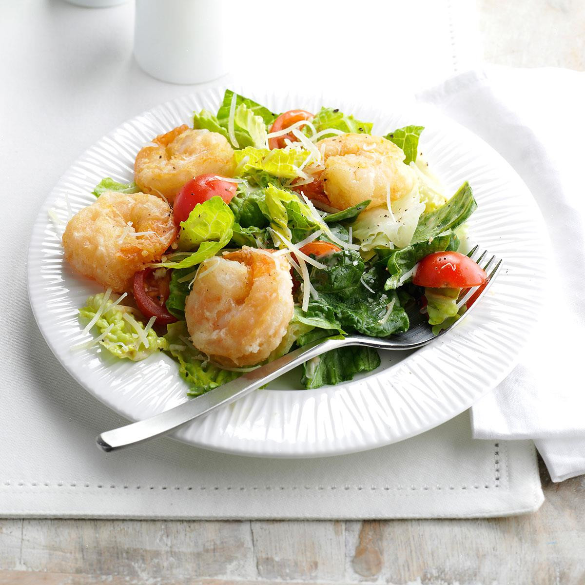 Caesar Salad With Shrimp
 Crispy Shrimp Caesar Salad Recipe