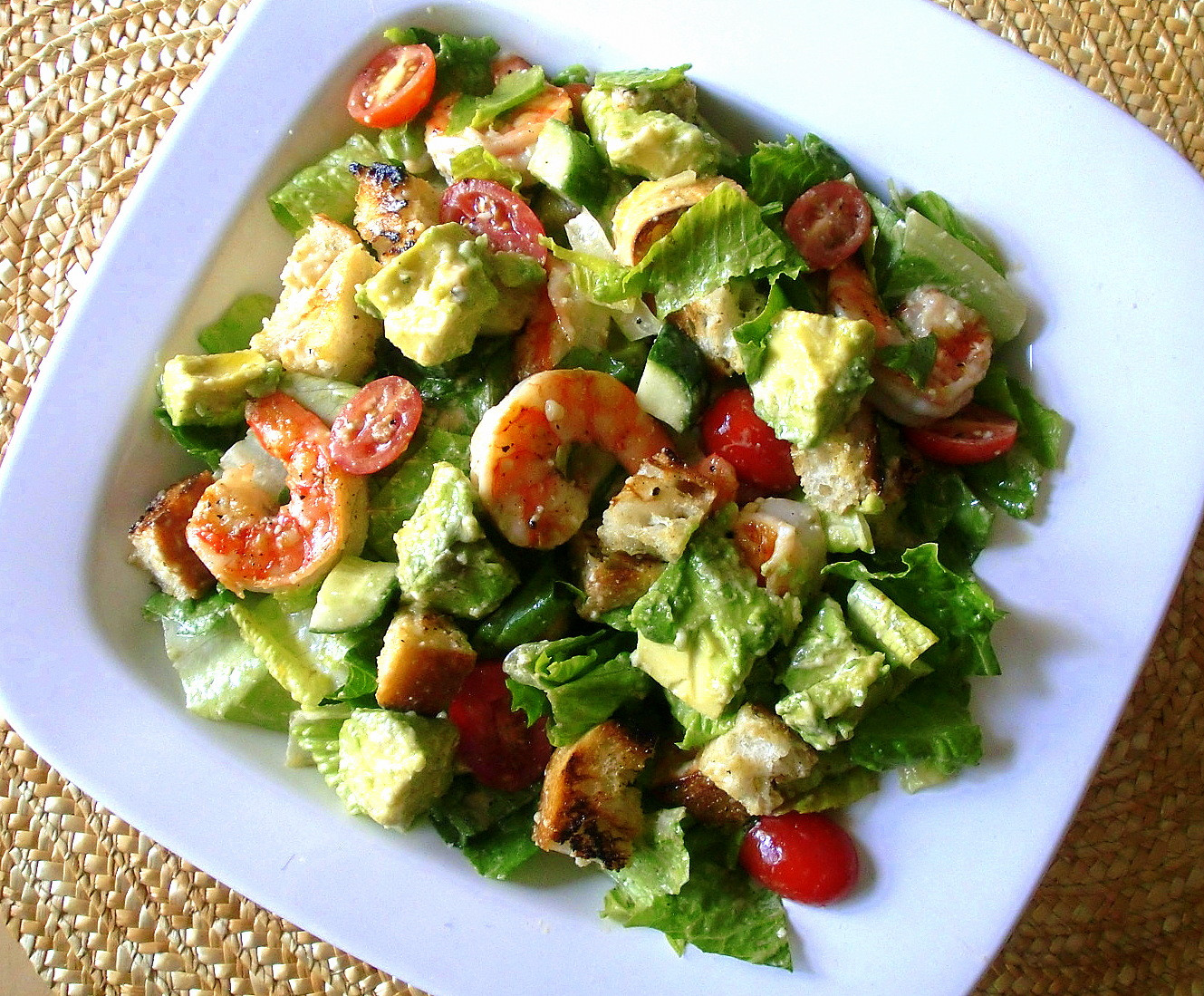 Caesar Salad With Shrimp
 Grilled Shrimp Caesar Salad amycaseycooks